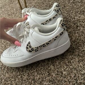 Women’s Nike Court Vision Low Leopard Print